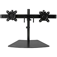 StarTech 24" Dual Arm Horizontal Monitor Stand - Black