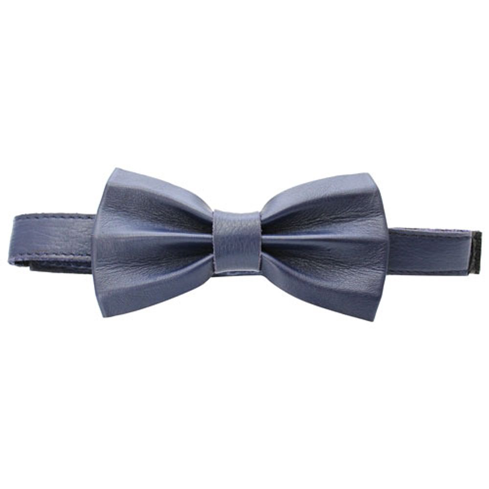 Ashlin Bobby Slim Neck Leather Bow Tie