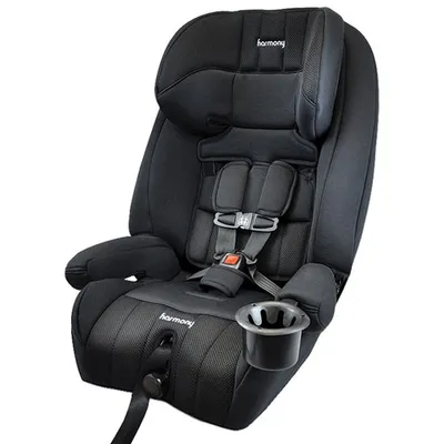 Harmony Defender 360° Deluxe 3-in-1 Harnessed Booster Car Seat - Midnight