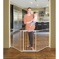 Dreambaby Newport Adapta Hardware-Mounted Safety Gate - White