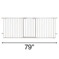 Dreambaby Newport Adapta Hardware-Mounted Safety Gate - White