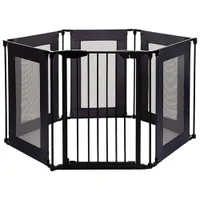 Dreambaby Brooklyn Converta Hardware-Mounted Safety Gate - Black