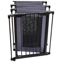 Dreambaby Brooklyn Converta Hardware-Mounted Safety Gate - Black