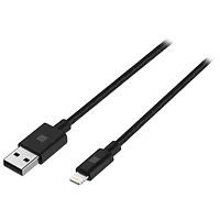 Platinum Series Apple MFi Certified 3m (10 ft.) Braided USB/Lightning Cable - Black - Only at Best Buy