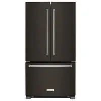 KitchenAid 36" 25.2 Cu. Ft. French Door Refrigerator (KRFF305EBS) - Black Stainless Steel