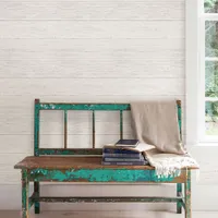 NuWallpaper Shiplap Peel & Stick Wallpaper - White