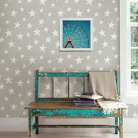 NuWallpaper Stardust Peel & Stick Wallpaper - Grey