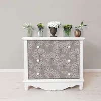 NuWallpaper Angelica Grey Peel and Stick Wallpaper