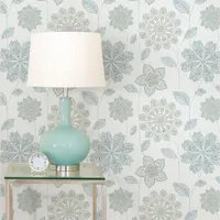 NuWallpaper Gypsy Floral Peel & Stick Wallpaper - Blue