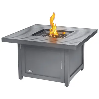 Napoleon Patioflame Hamptons Propane/Natural Gas Square Fire Pit Table - 40,000 BTU