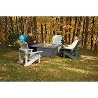 Napoleon Patioflame Hamptons Propane/Natural Gas Square Fire Pit Table - 40,000 BTU