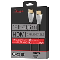 Câble HDMI UHD 4K de 3,7 m (12 pi) de Rocketfish - Exclusivité Best Buy