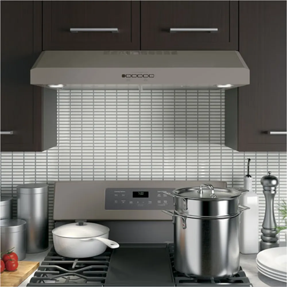 GE 30" Under Cabinet Range Hood (JVX5300EJESC) - Slate