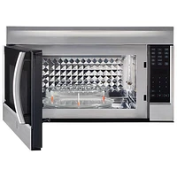 Four à micro-ondes à hotte intégrée à convection Profile de GE - 1,8 pi³ - Acier inoxydable