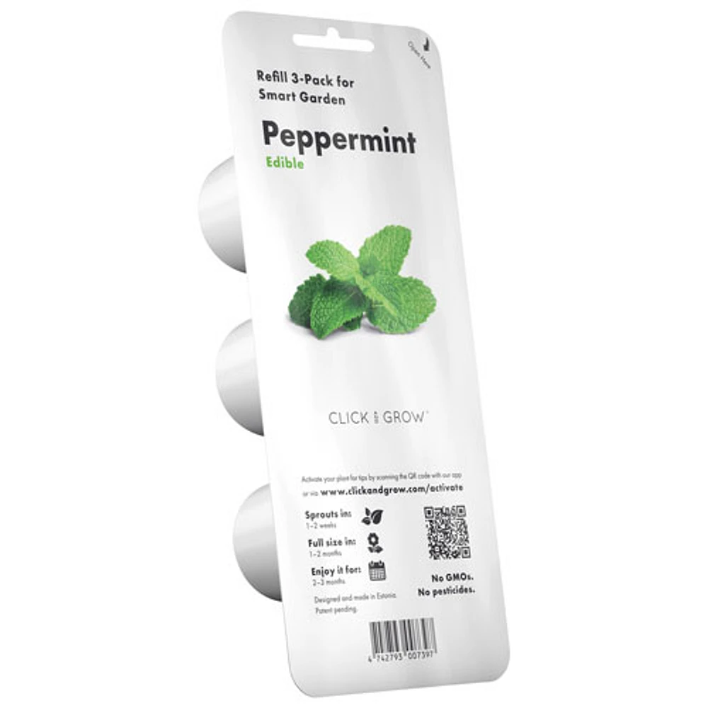 Click & Grow Peppermint Seed Capsule Refill - 3 Pack
