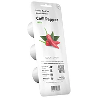 Click & Grow Chili Pepper Seed Capsule Refill - 3 Pack