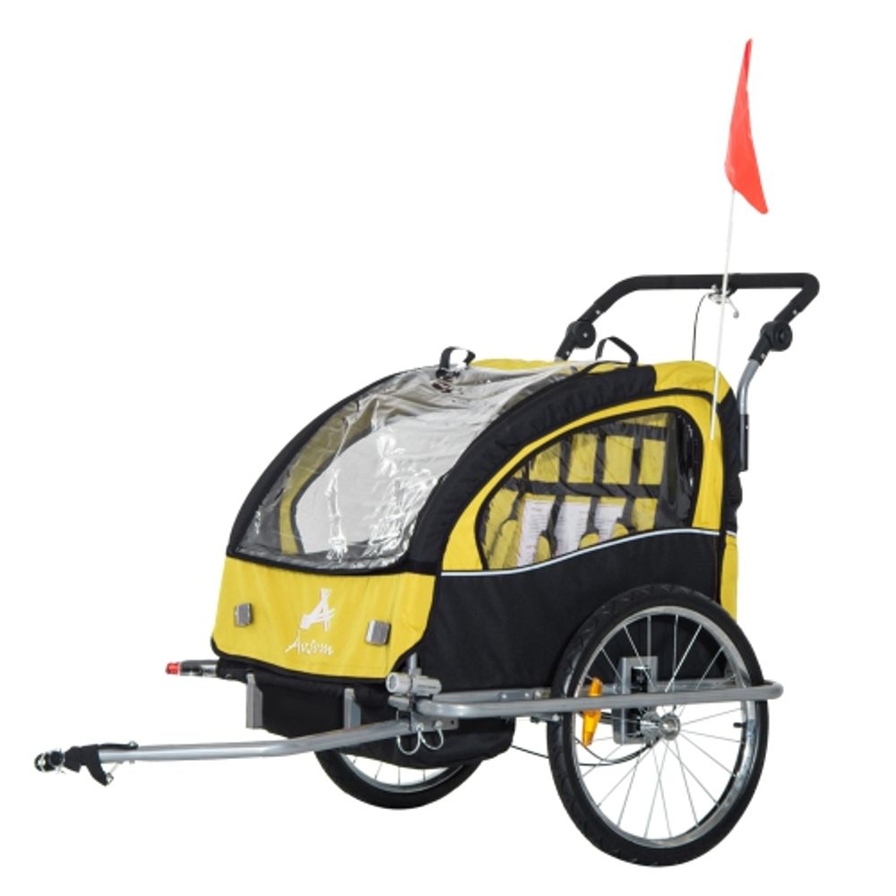 aosom 2 in 1 bike trailer