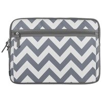 Modal Chevron 16" Laptop Sleeve - White/Grey - Only at Best Buy