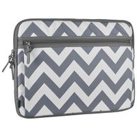 Modal Chevron 16" Laptop Sleeve - White/Grey - Only at Best Buy