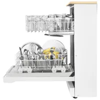 Whirlpool 24" 64dB Portable Dishwasher (WDP370PAHW) - White