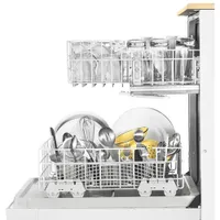 Whirlpool 24" 64dB Portable Dishwasher (WDP370PAHW) - White