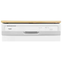 Whirlpool 24" 64dB Portable Dishwasher (WDP370PAHW) - White