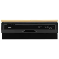 Whirlpool 24" 64dB Portable Dishwasher (WDP370PAHB) - Black