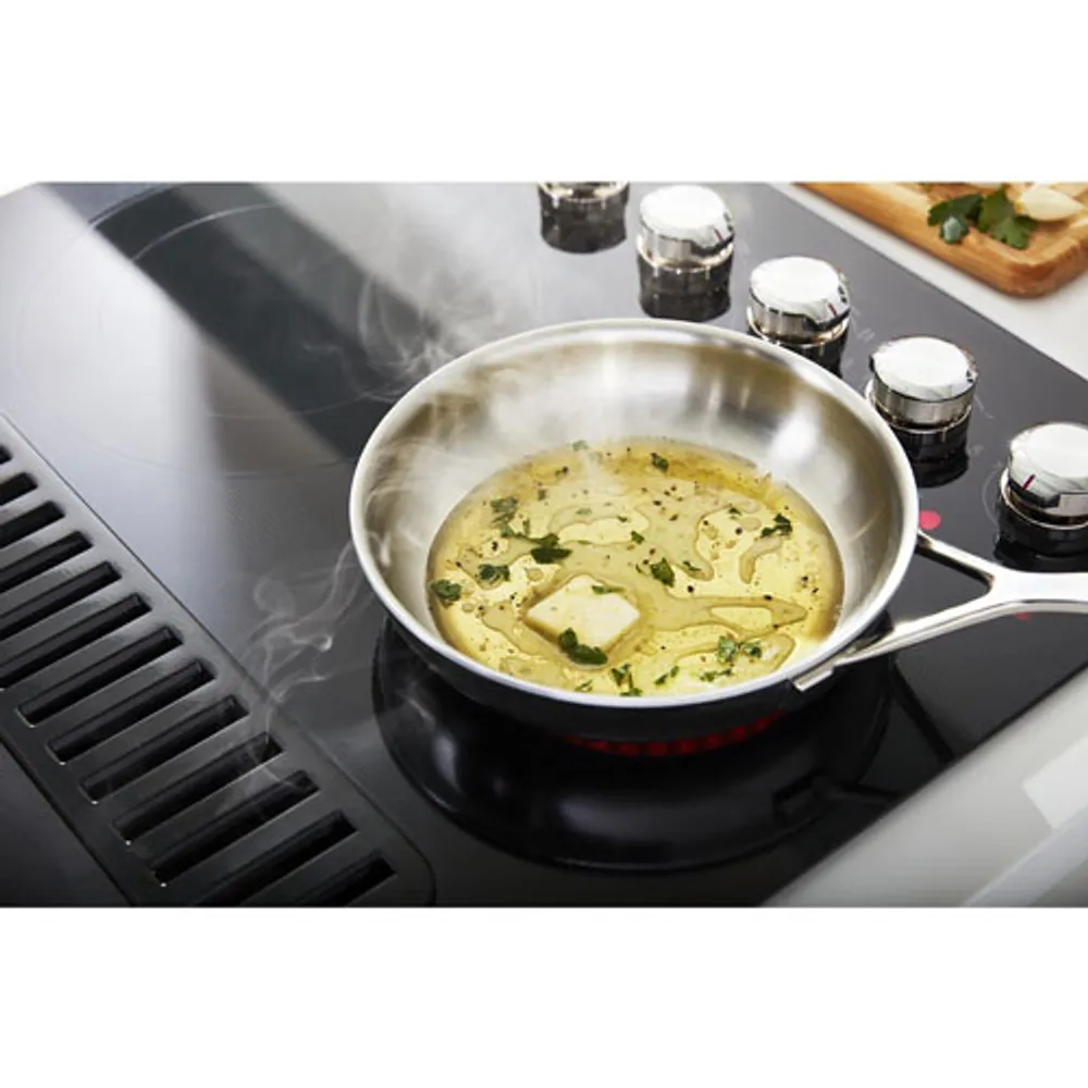 KitchenAid 30" 4-Element Electric Cooktop (KCED600GBL) - Black