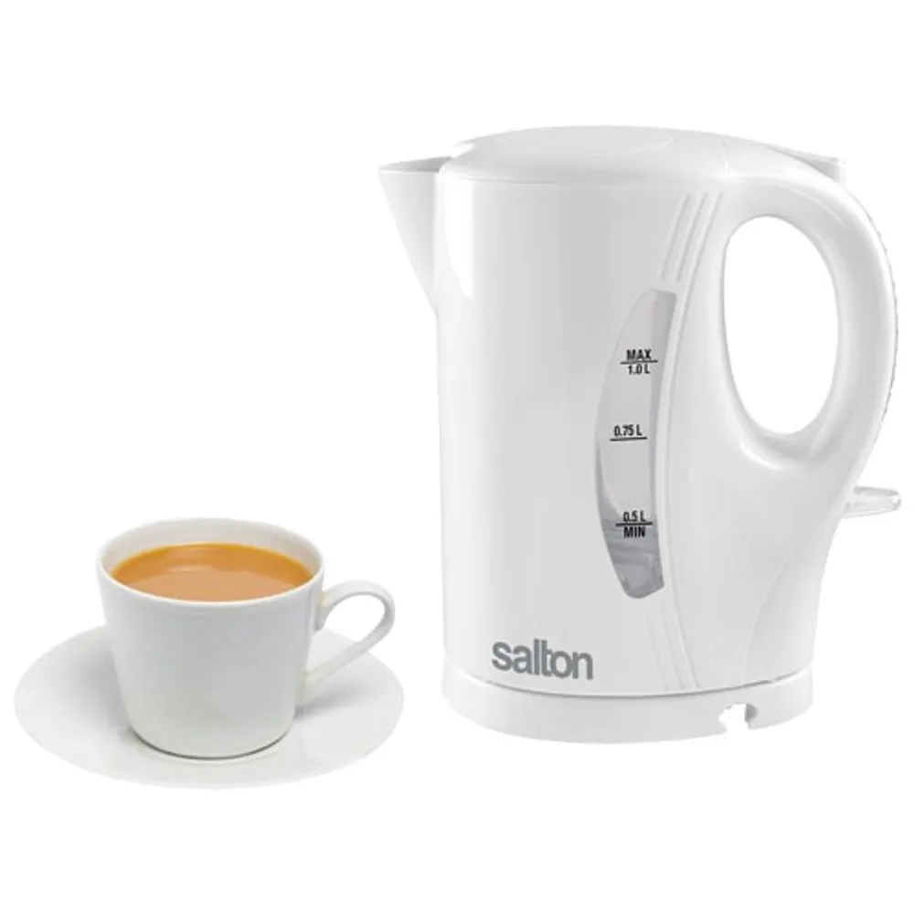 Salton Cordless Electric Jug Kettle - 1L - White