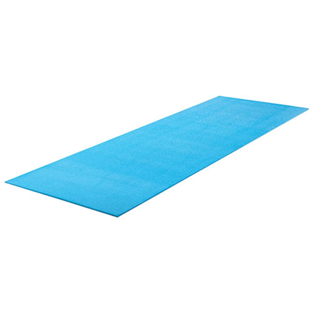 Tapis de yoga et de Pilates très grand format de STOTT PILATES - 6 mm - Bleu