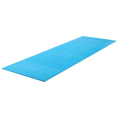 Tapis de yoga et de Pilates très grand format de STOTT PILATES - 6 mm - Bleu