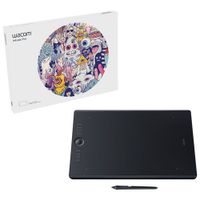Wacom Intuos Pro 12.8" x 8" Creative Tablet with Stylus - Large - Black