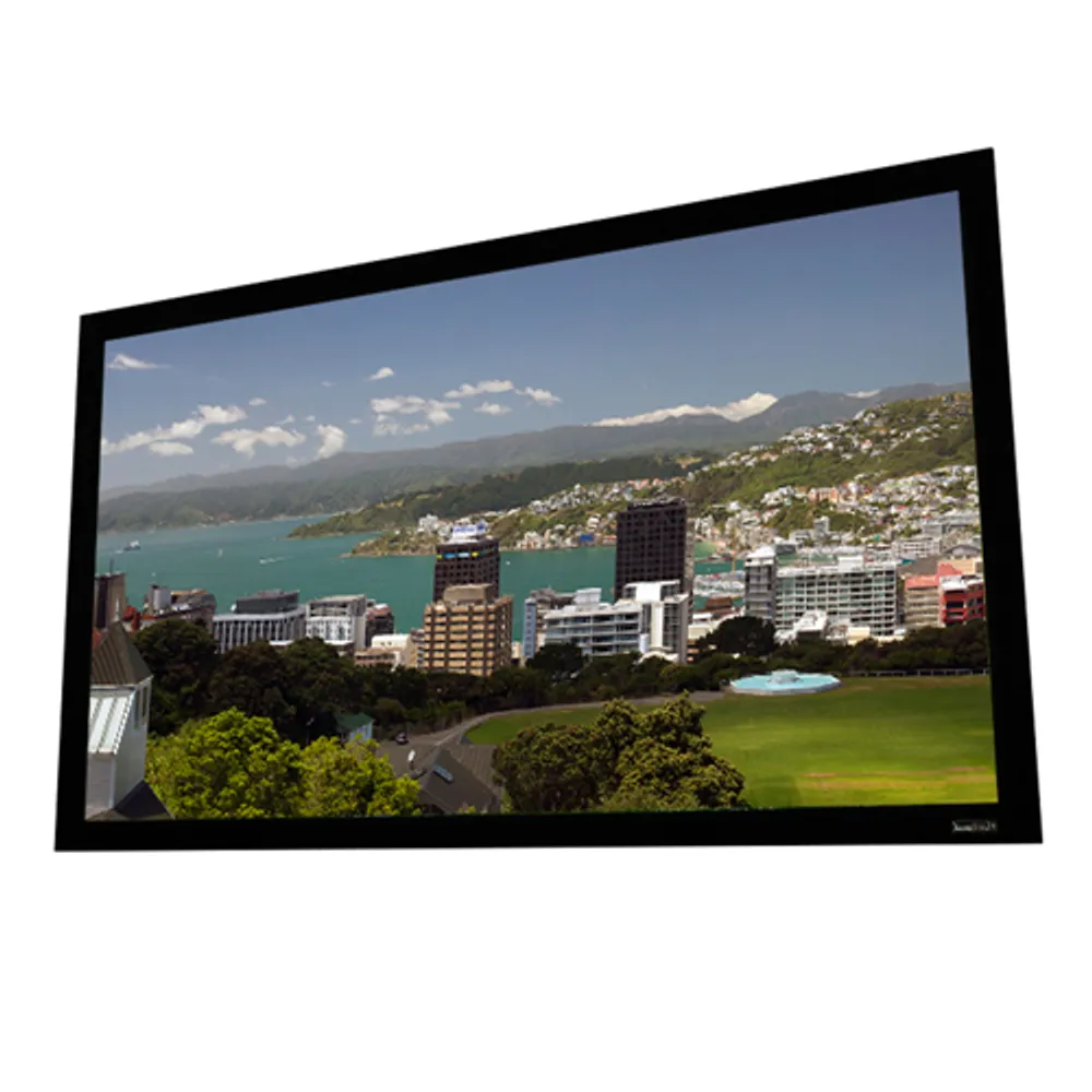 elunevision 120 in elara nanoedge fixed frame projection screen