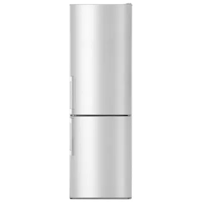 Whirlpool 24" 11.3 Cu Ft Bottom Freezer Refrigerator with LED Lighting (URB551WNGZ) -Stainless Steel