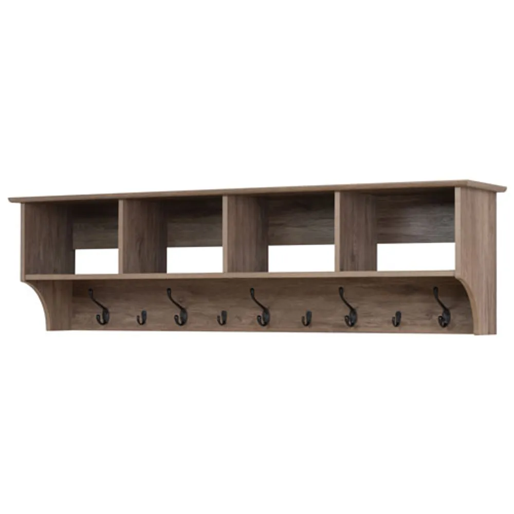 4-Shelf Wall Shelf  - Drifted Grey