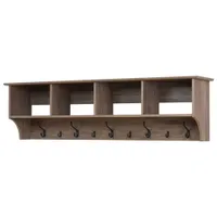 4-Shelf Wall Shelf  - Drifted Grey