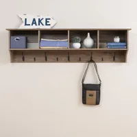 4-Shelf Wall Shelf  - Drifted Grey