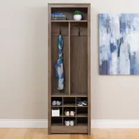 Entryway Organizer with Shoe Storage - Drifted Grey