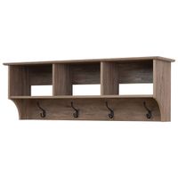 Prepac Entryway Cubbie Shelf  - Drifted Grey