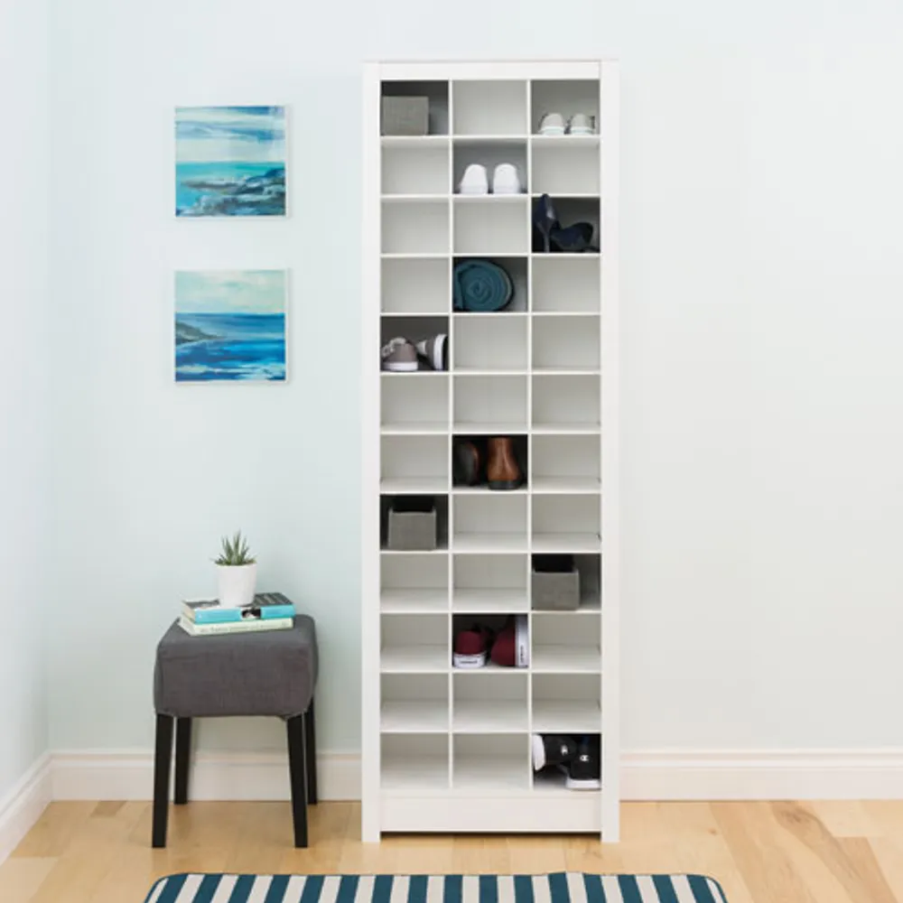 36-Cubby Shoe Storage Cabinet