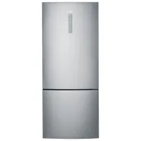 Haier 28" 15 Cu. Ft. Bottom Freezer Refrigerator (HRB15N3BGS) - Stainless Steel