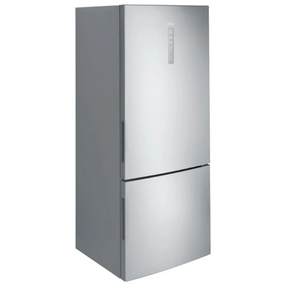 Haier 28" 15 Cu. Ft. Bottom Freezer Refrigerator (HRB15N3BGS) - Stainless Steel