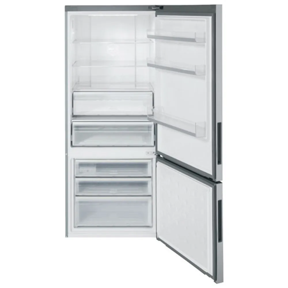 Haier 28" 15 Cu. Ft. Bottom Freezer Refrigerator (HRB15N3BGS) - Stainless Steel