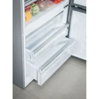 Haier 28" 15 Cu. Ft. Bottom Freezer Refrigerator (HRB15N3BGS) - Stainless Steel