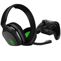 Casque à isolation sonore A10 d'Astro Gaming avec MixAmp M60 pour Xbox One - Noir/Vert