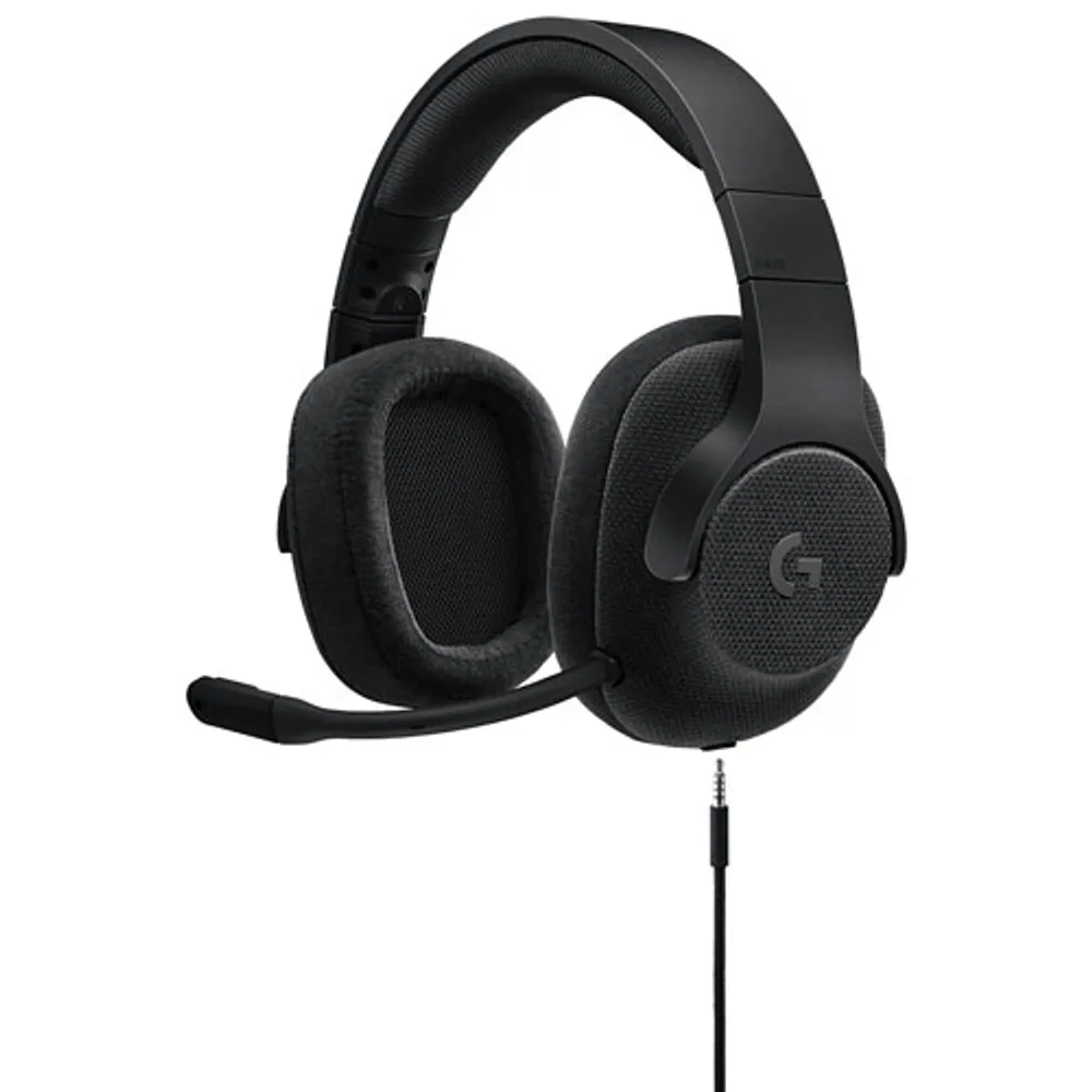 Logitech G433 Wired Gaming Headset with Microphone - Black