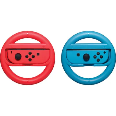 Insignia Nintendo Switch Steering Wheel - 2 Pack - Blue/Red - Only at Best Buy