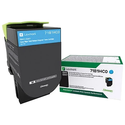 Lexmark Cyan High Yield Toner (71B1HC0)