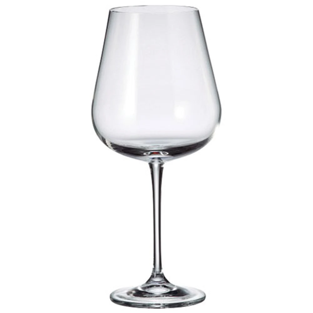 Verre à vin de 670 ml de Crystalite Bohemia - Ensemble de 6