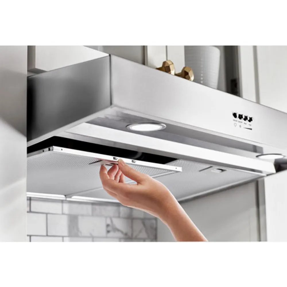 Whirlpool 30" Under Cabinet Range Hood (WVU37UC0FS) - Stainless Steel